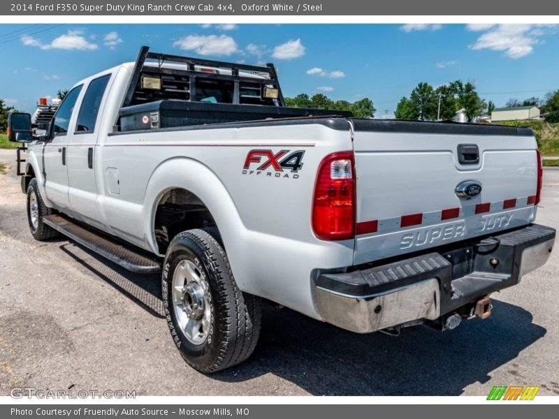 Oxford White / Steel 2014 Ford F350 Super Duty King Ranch Crew Cab 4x4