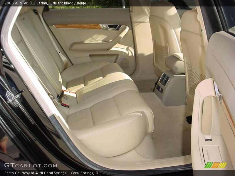 Brilliant Black / Beige 2006 Audi A6 3.2 Sedan