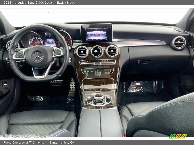 Black / Black 2018 Mercedes-Benz C 300 Sedan
