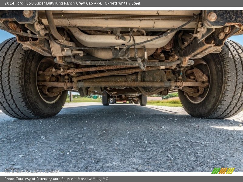 Oxford White / Steel 2014 Ford F350 Super Duty King Ranch Crew Cab 4x4