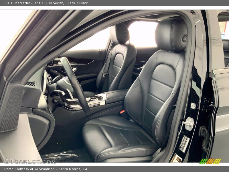 Black / Black 2018 Mercedes-Benz C 300 Sedan