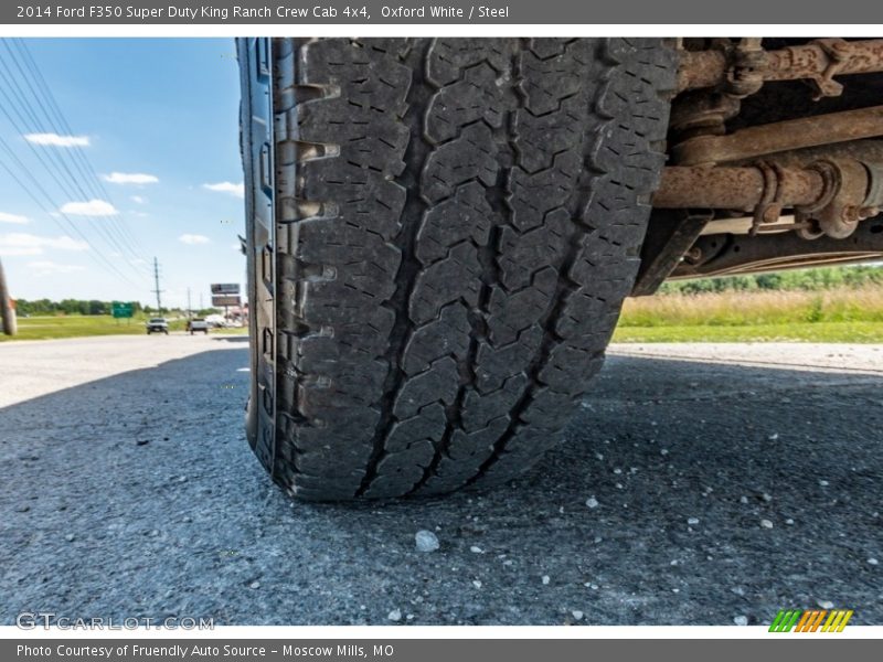 Oxford White / Steel 2014 Ford F350 Super Duty King Ranch Crew Cab 4x4