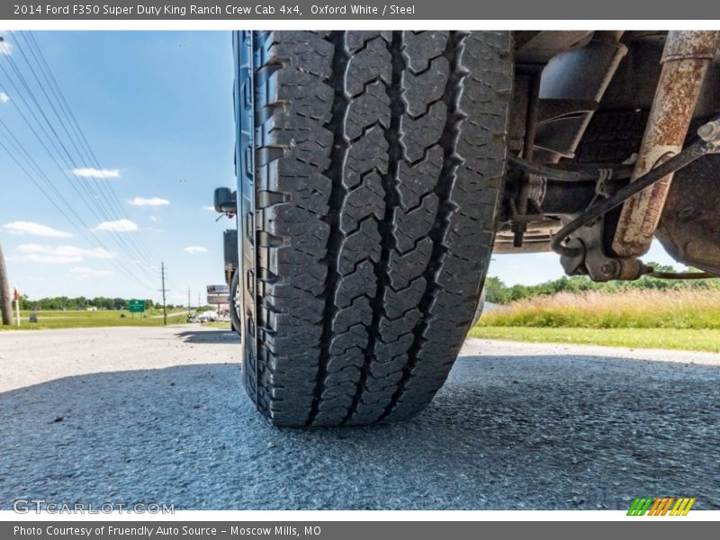 Oxford White / Steel 2014 Ford F350 Super Duty King Ranch Crew Cab 4x4