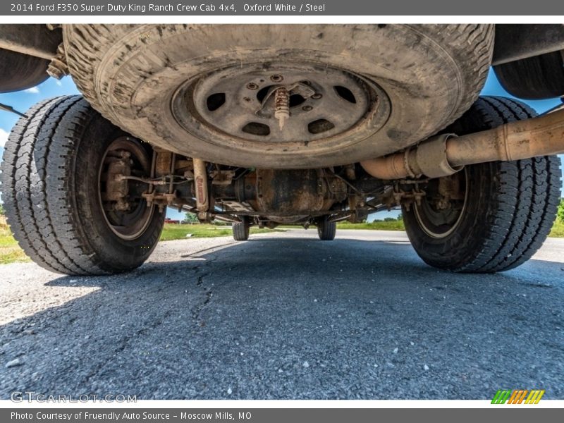 Oxford White / Steel 2014 Ford F350 Super Duty King Ranch Crew Cab 4x4