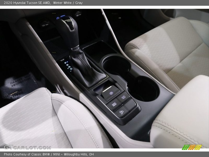 Winter White / Gray 2020 Hyundai Tucson SE AWD