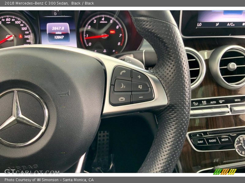 Black / Black 2018 Mercedes-Benz C 300 Sedan