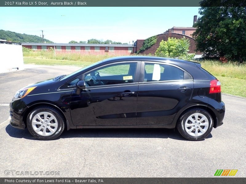 Aurora Black / Black 2017 Kia Rio LX 5 Door