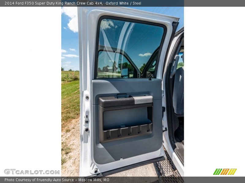Oxford White / Steel 2014 Ford F350 Super Duty King Ranch Crew Cab 4x4