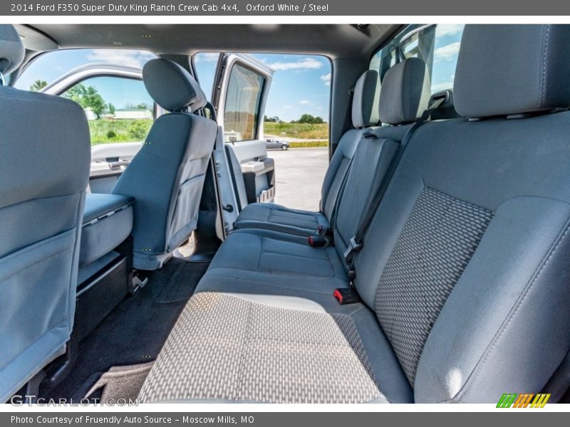 Oxford White / Steel 2014 Ford F350 Super Duty King Ranch Crew Cab 4x4