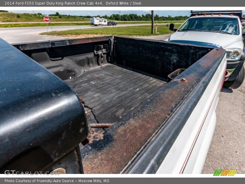 Oxford White / Steel 2014 Ford F350 Super Duty King Ranch Crew Cab 4x4