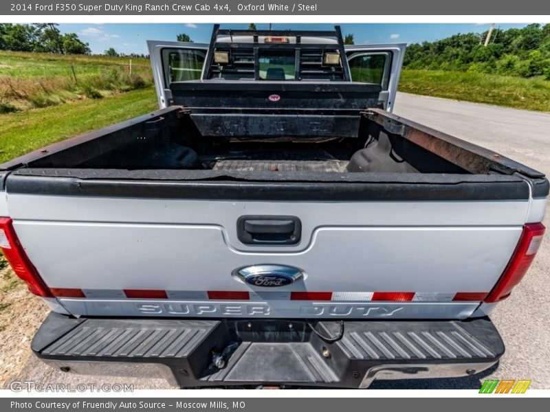 Oxford White / Steel 2014 Ford F350 Super Duty King Ranch Crew Cab 4x4