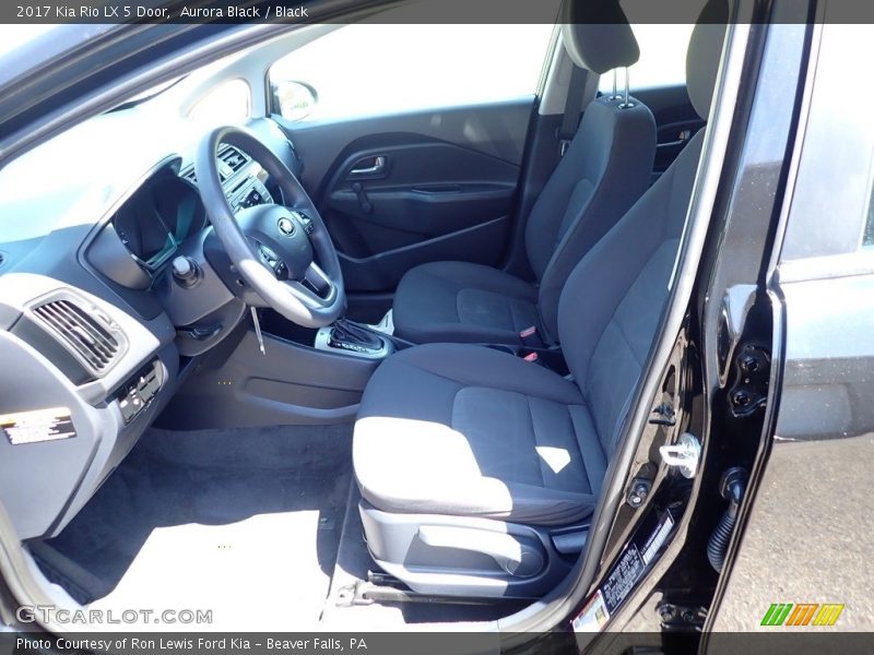 Aurora Black / Black 2017 Kia Rio LX 5 Door