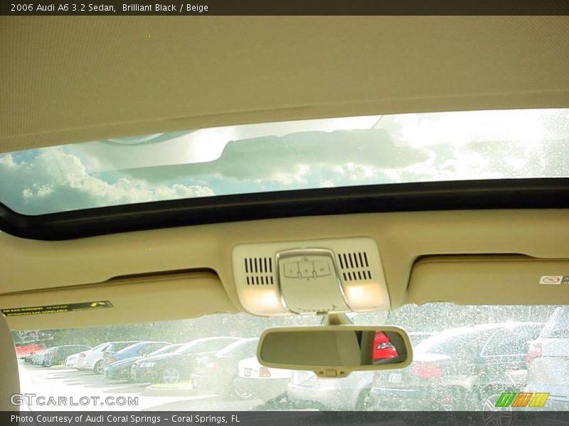 Brilliant Black / Beige 2006 Audi A6 3.2 Sedan