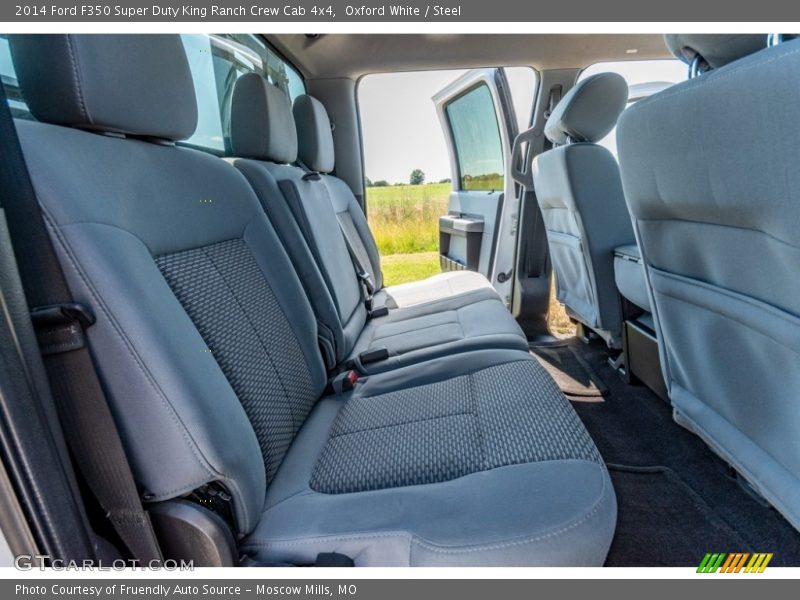 Oxford White / Steel 2014 Ford F350 Super Duty King Ranch Crew Cab 4x4