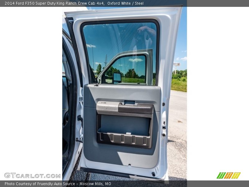 Oxford White / Steel 2014 Ford F350 Super Duty King Ranch Crew Cab 4x4