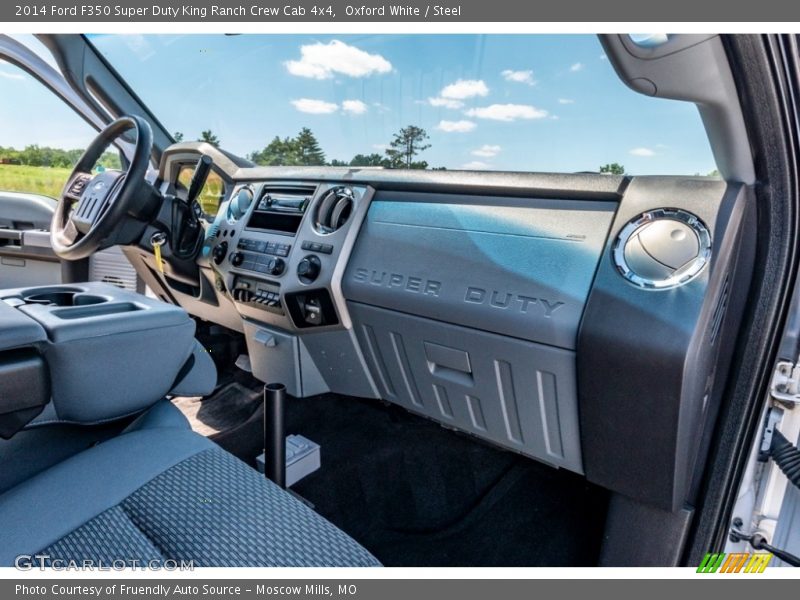 Oxford White / Steel 2014 Ford F350 Super Duty King Ranch Crew Cab 4x4