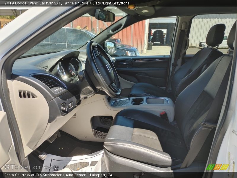 White Knuckle / Black/Light Graystone 2019 Dodge Grand Caravan SXT