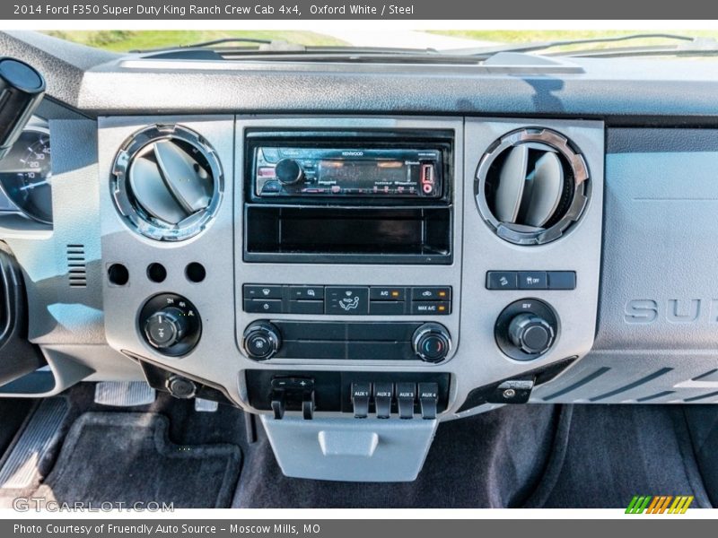 Oxford White / Steel 2014 Ford F350 Super Duty King Ranch Crew Cab 4x4