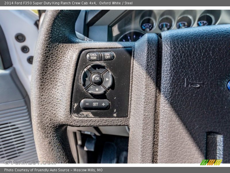 Oxford White / Steel 2014 Ford F350 Super Duty King Ranch Crew Cab 4x4