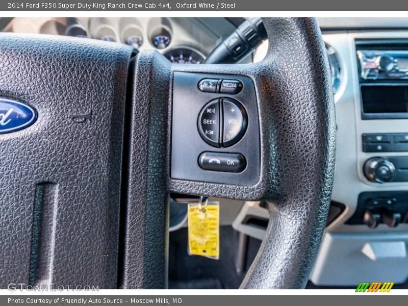 Oxford White / Steel 2014 Ford F350 Super Duty King Ranch Crew Cab 4x4