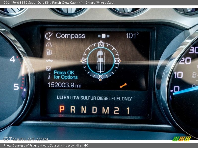 Oxford White / Steel 2014 Ford F350 Super Duty King Ranch Crew Cab 4x4