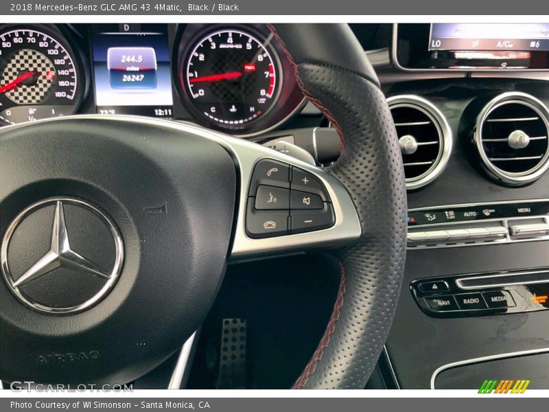 Black / Black 2018 Mercedes-Benz GLC AMG 43 4Matic