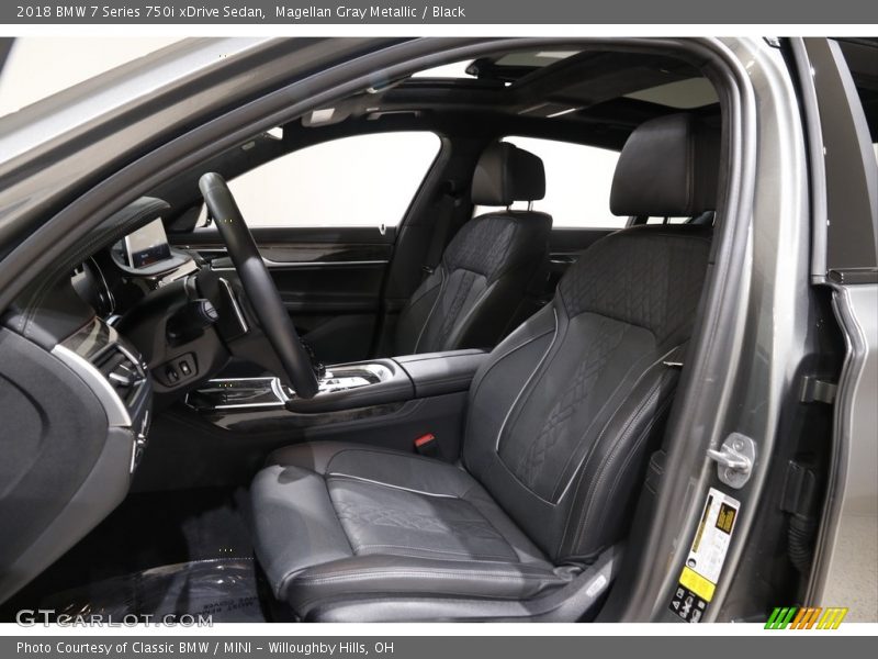 Front Seat of 2018 7 Series 750i xDrive Sedan