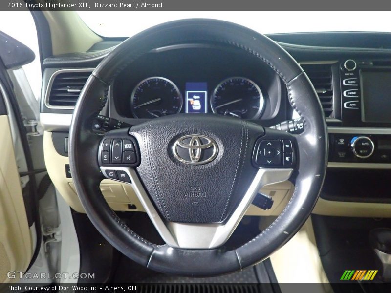 Blizzard Pearl / Almond 2016 Toyota Highlander XLE