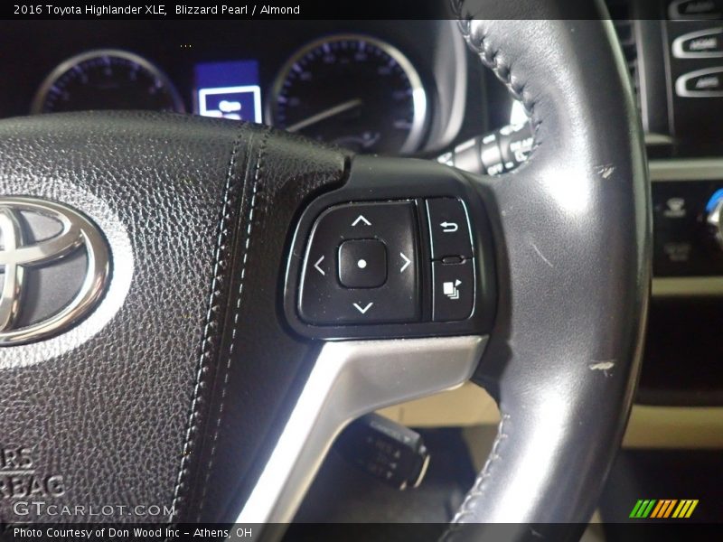 Blizzard Pearl / Almond 2016 Toyota Highlander XLE