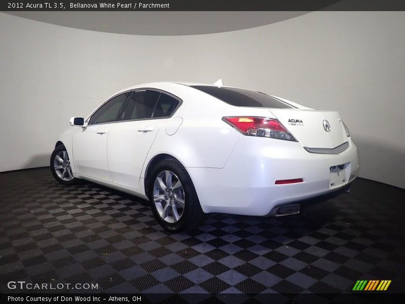 Bellanova White Pearl / Parchment 2012 Acura TL 3.5