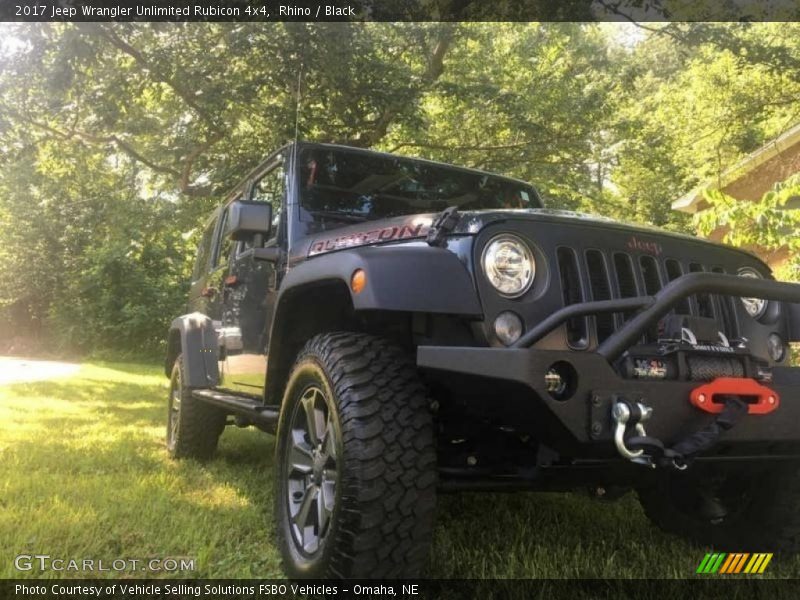 Rhino / Black 2017 Jeep Wrangler Unlimited Rubicon 4x4