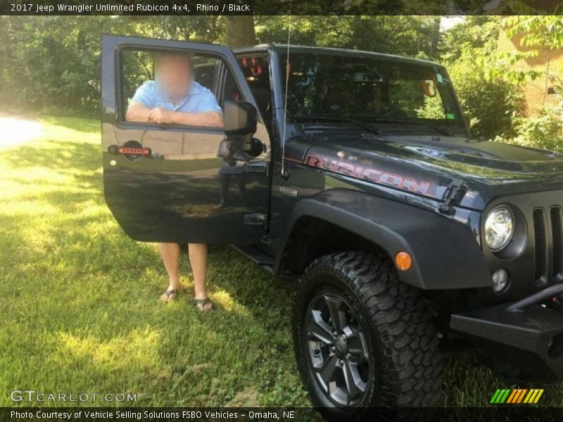 Rhino / Black 2017 Jeep Wrangler Unlimited Rubicon 4x4