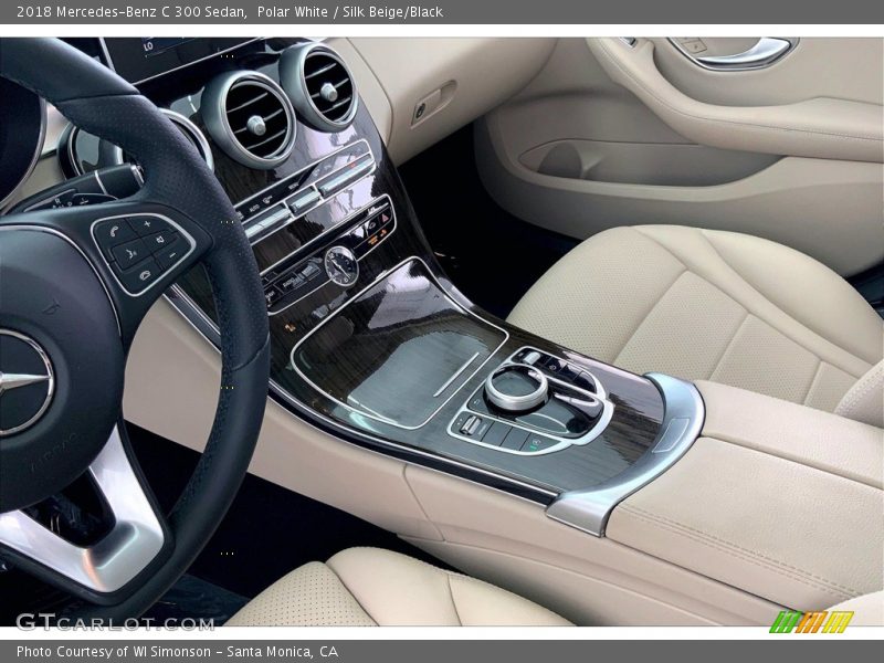 Polar White / Silk Beige/Black 2018 Mercedes-Benz C 300 Sedan