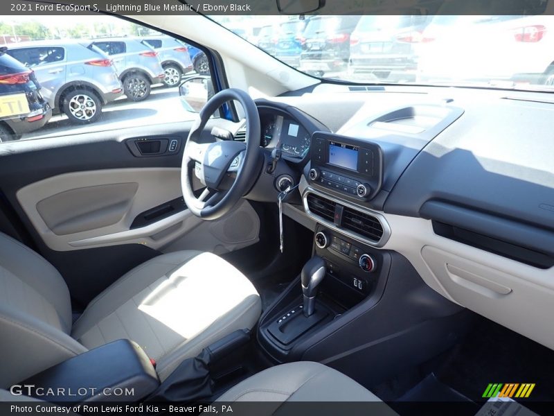 Lightning Blue Metallic / Ebony Black 2021 Ford EcoSport S