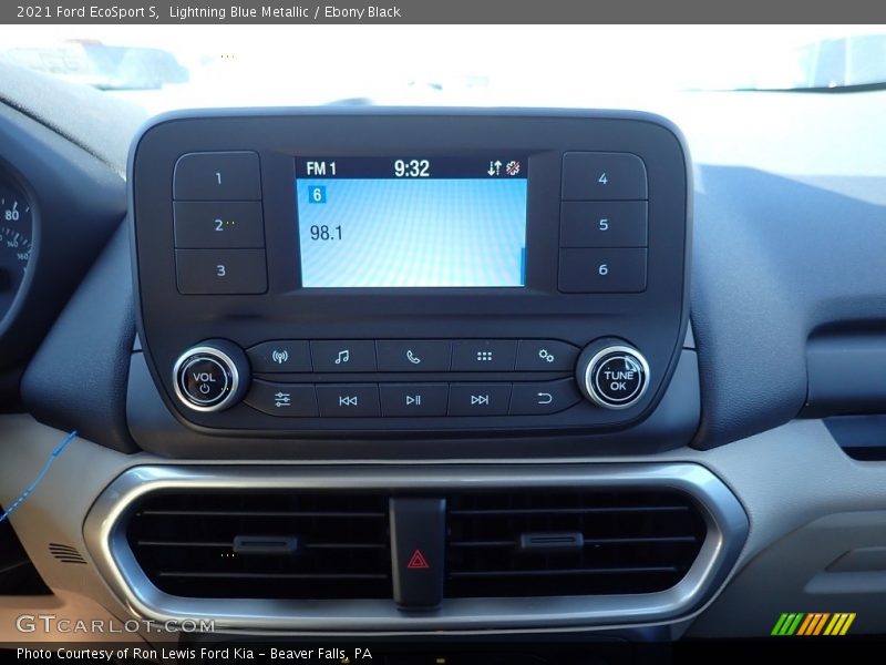 Lightning Blue Metallic / Ebony Black 2021 Ford EcoSport S