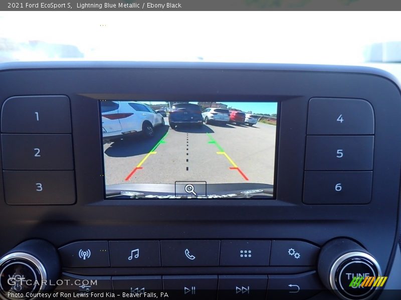 Lightning Blue Metallic / Ebony Black 2021 Ford EcoSport S