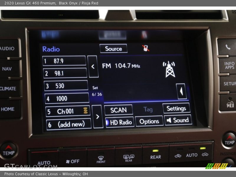Audio System of 2020 GX 460 Premium