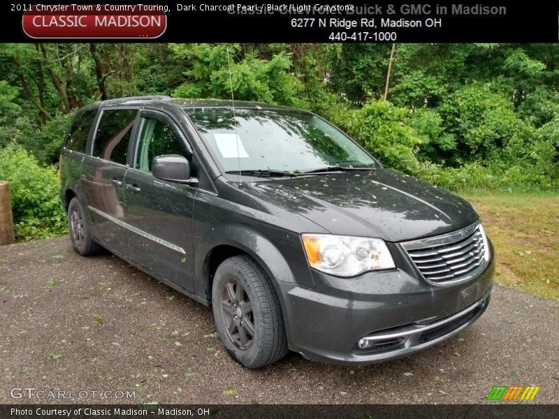 Dark Charcoal Pearl / Black/Light Graystone 2011 Chrysler Town & Country Touring