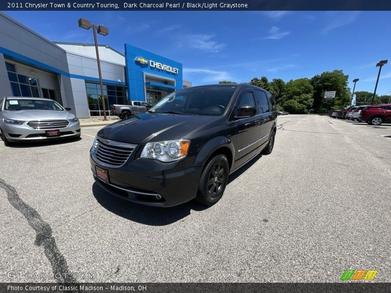 Dark Charcoal Pearl / Black/Light Graystone 2011 Chrysler Town & Country Touring