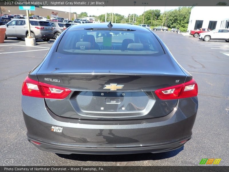 Nightfall Gray Metallic / Jet Black 2017 Chevrolet Malibu LT