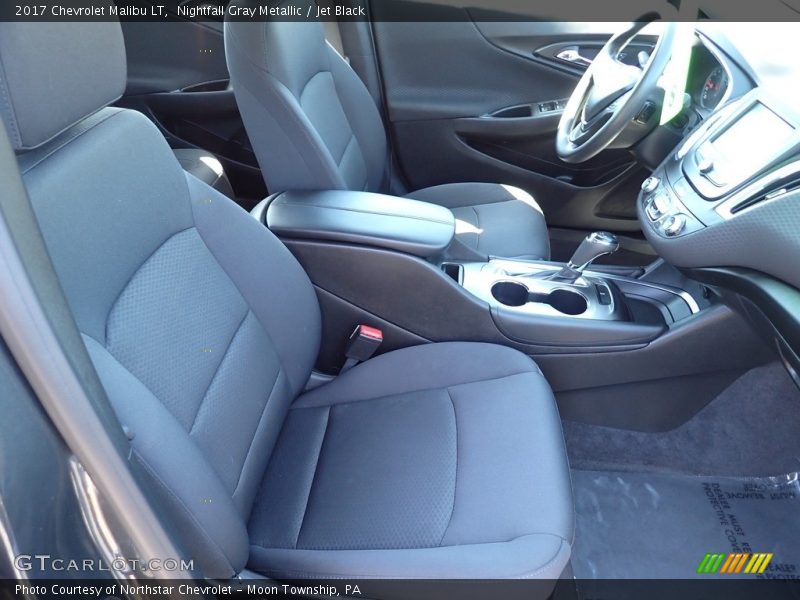 Nightfall Gray Metallic / Jet Black 2017 Chevrolet Malibu LT