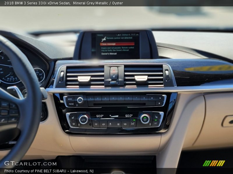 Mineral Grey Metallic / Oyster 2018 BMW 3 Series 330i xDrive Sedan