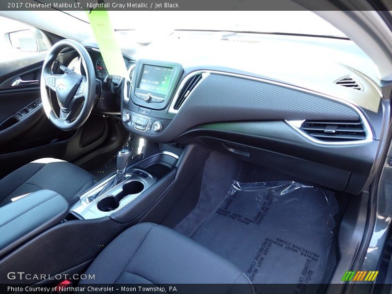 Nightfall Gray Metallic / Jet Black 2017 Chevrolet Malibu LT