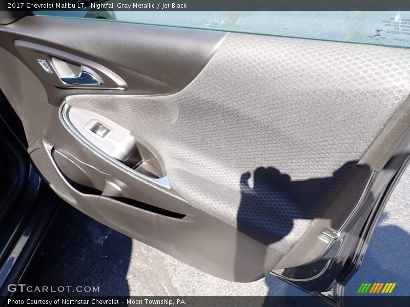 Nightfall Gray Metallic / Jet Black 2017 Chevrolet Malibu LT