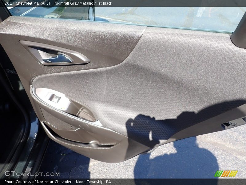 Nightfall Gray Metallic / Jet Black 2017 Chevrolet Malibu LT