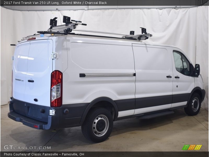 Oxford White / Charcoal Black 2017 Ford Transit Van 250 LR Long