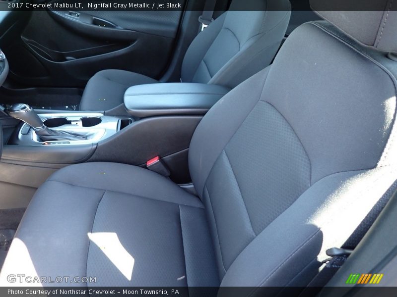 Nightfall Gray Metallic / Jet Black 2017 Chevrolet Malibu LT