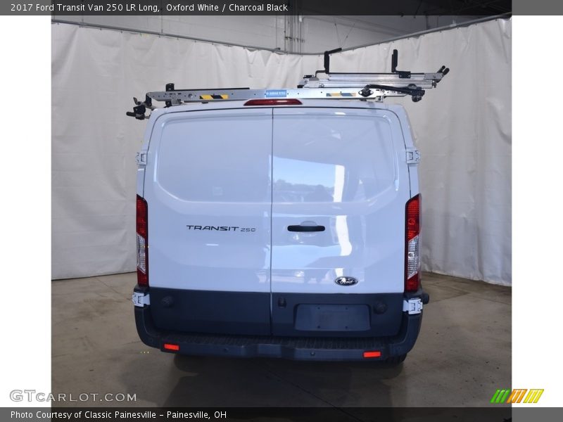 Oxford White / Charcoal Black 2017 Ford Transit Van 250 LR Long