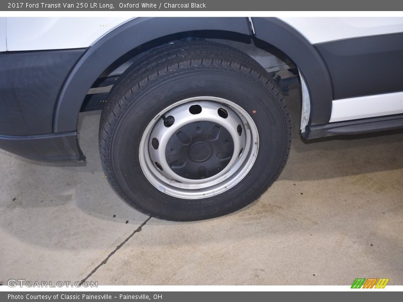 Oxford White / Charcoal Black 2017 Ford Transit Van 250 LR Long