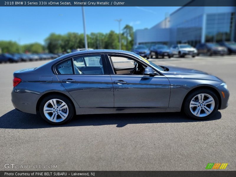 Mineral Grey Metallic / Oyster 2018 BMW 3 Series 330i xDrive Sedan
